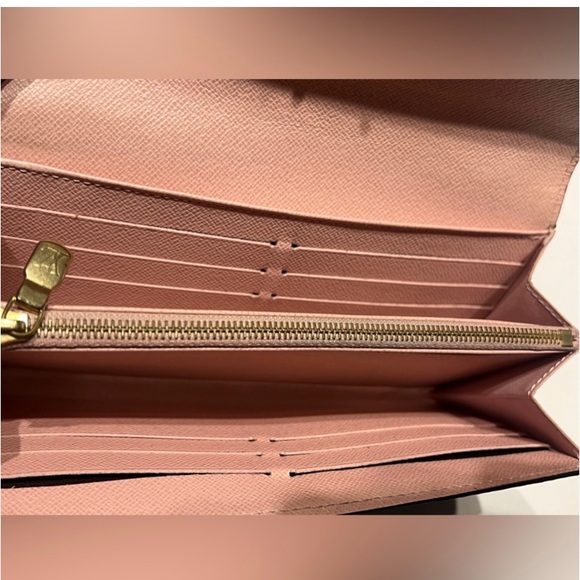 Louis Vuitton Damier Ebene Sarah Wallet Posh Authentic,Chipped & Full inclusion. - Picture 8 of 14